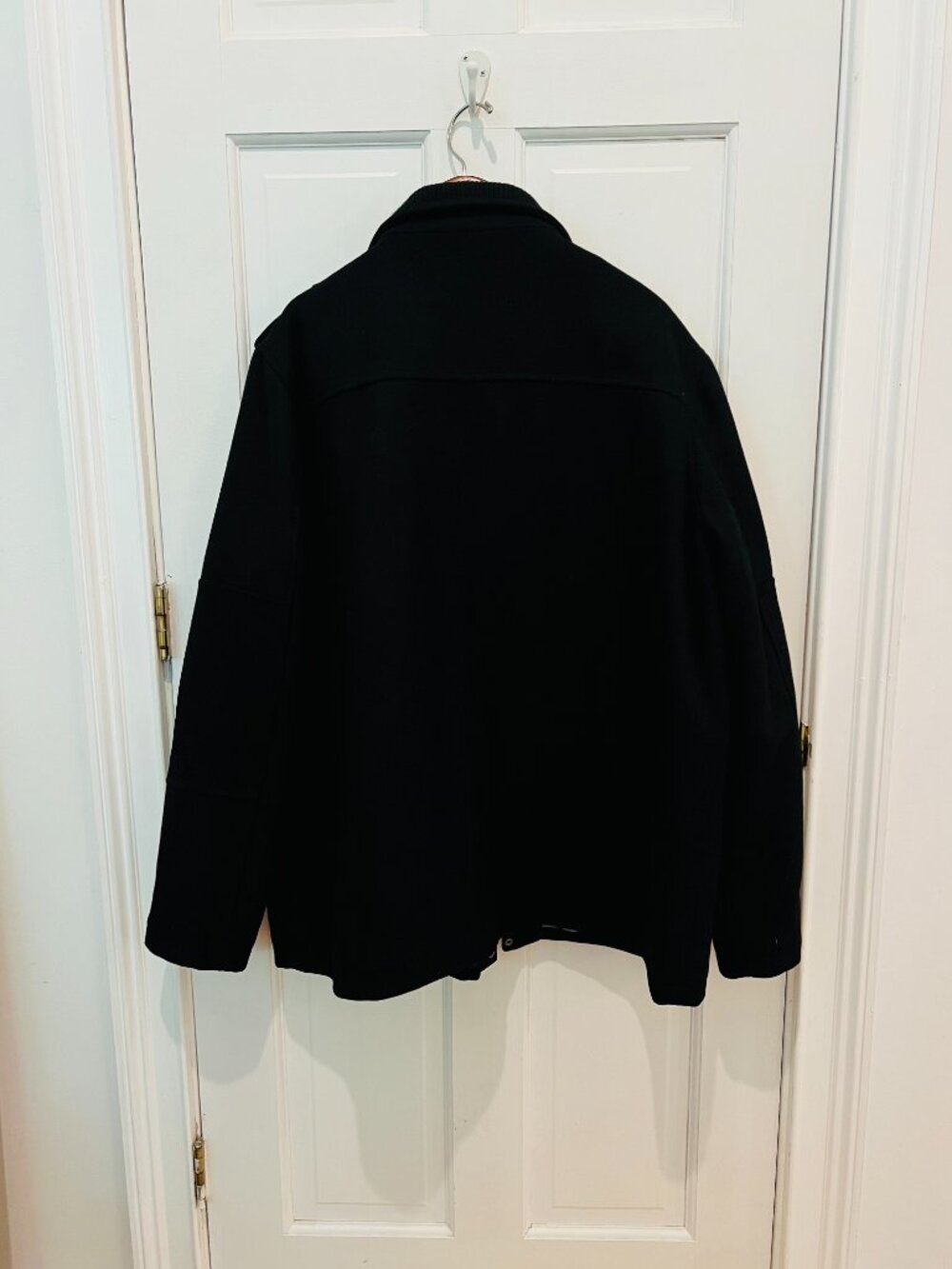 Kenneth Cole New York Black Men’s Coat with zipper and snap buttons Size XXL - Picture 4 of 16